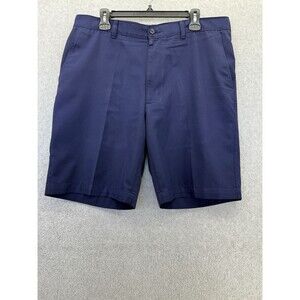 PGA Men’s Shorts Golf Solid Blue Size 38 Slash Pockets
